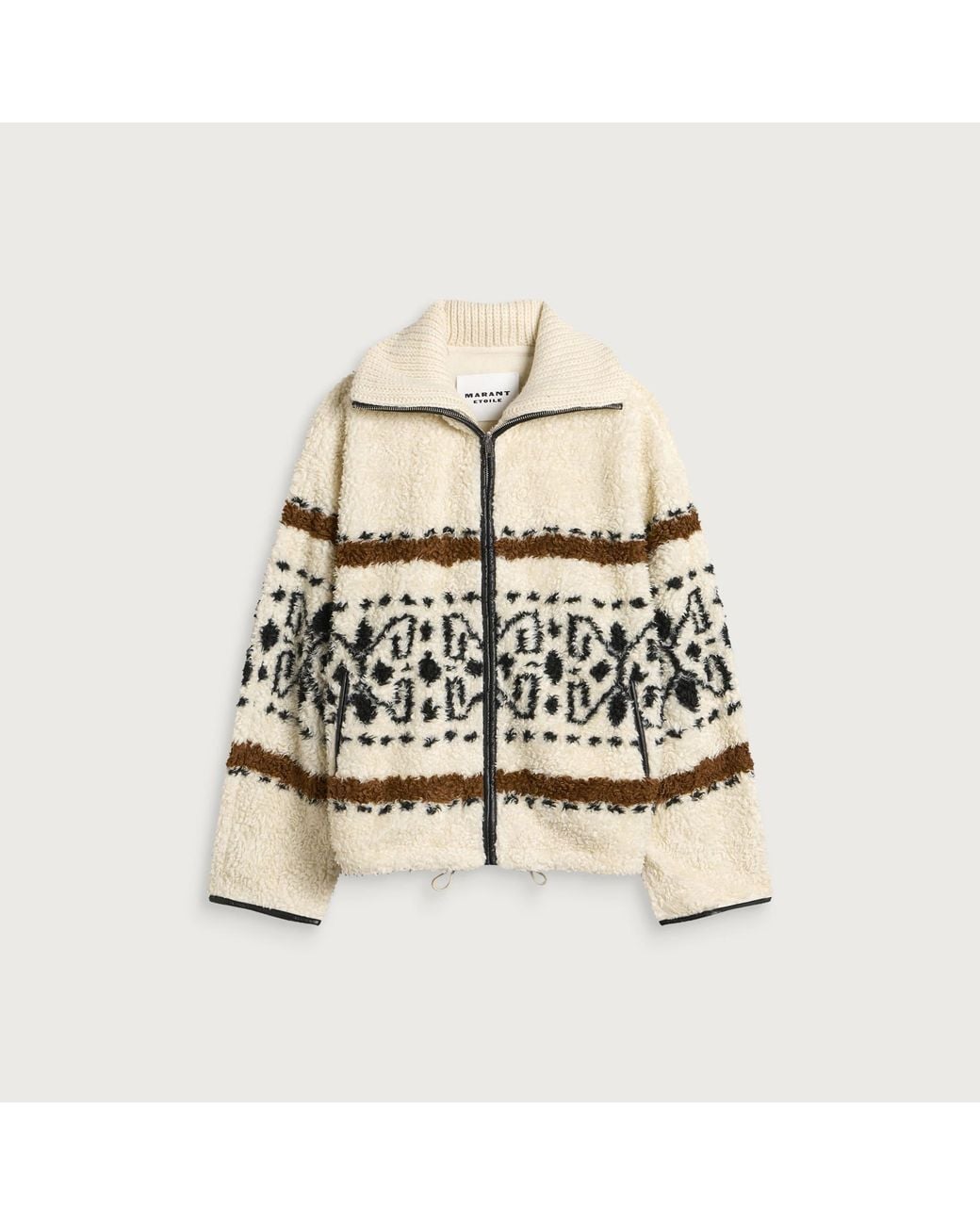 Isabel Marant Natural Étoile Lijka Fleece Jacket