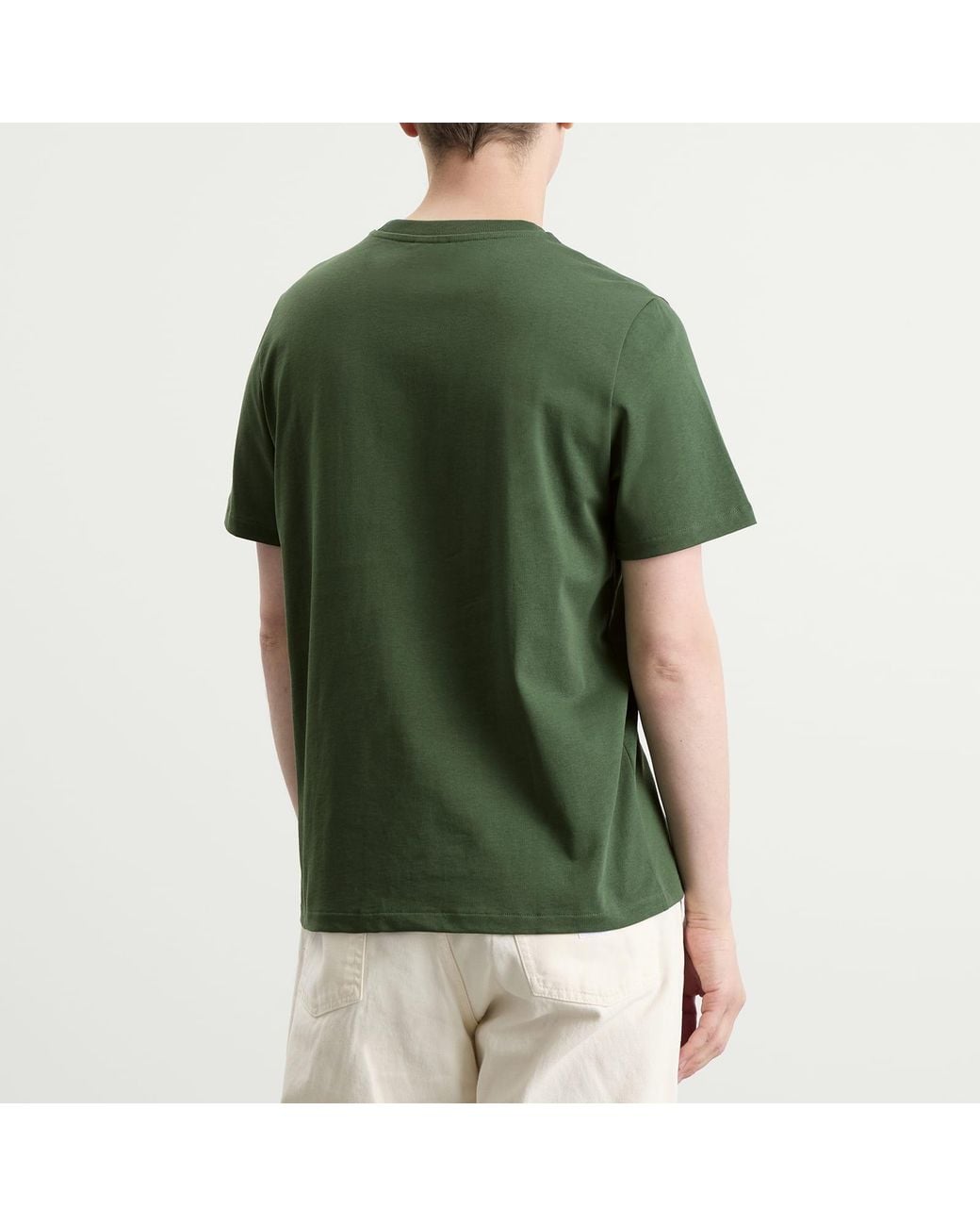 A.P.C. Green Rue Madame Logo T-Shirt for men
