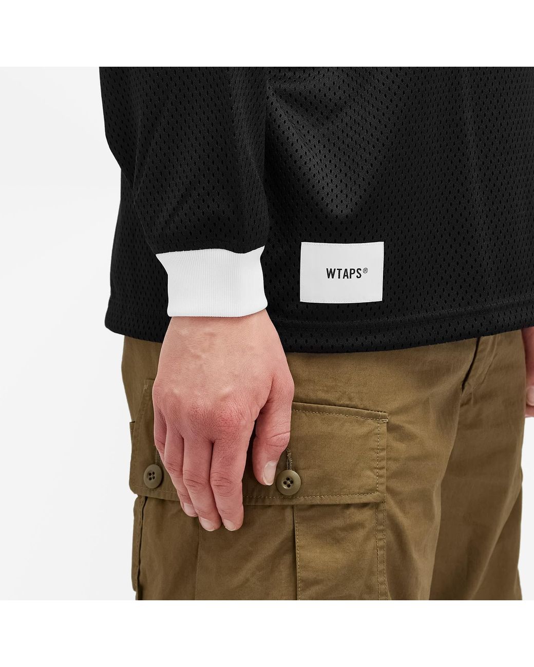 WTAPS 12 Hockey Shirt in Black for Men | Lyst