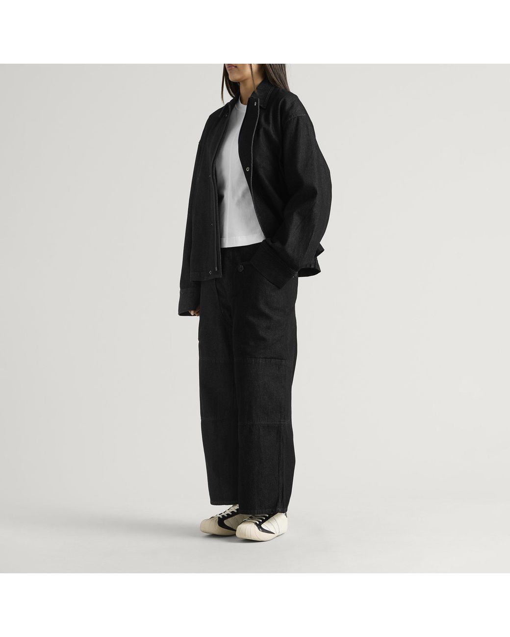 Y-3 Black Denim Large Pocket Pant