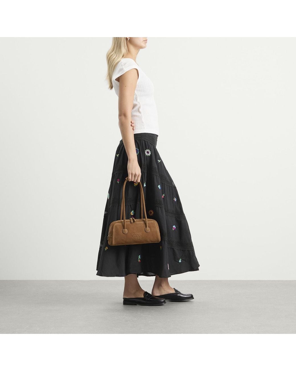 Rixo Black Sigrid Skirt