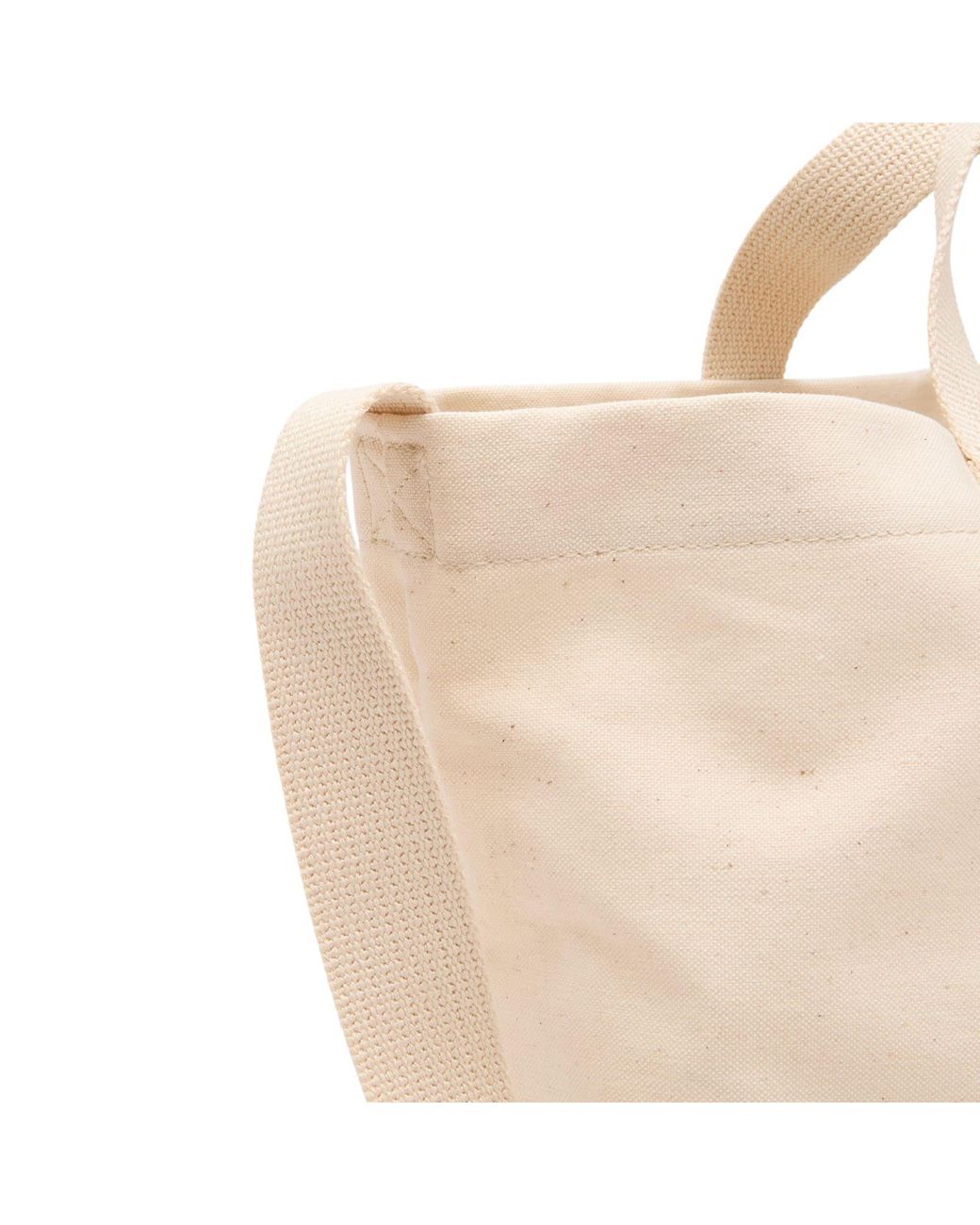 BEAMS Japan White 2 Way Canvas Tote Bag