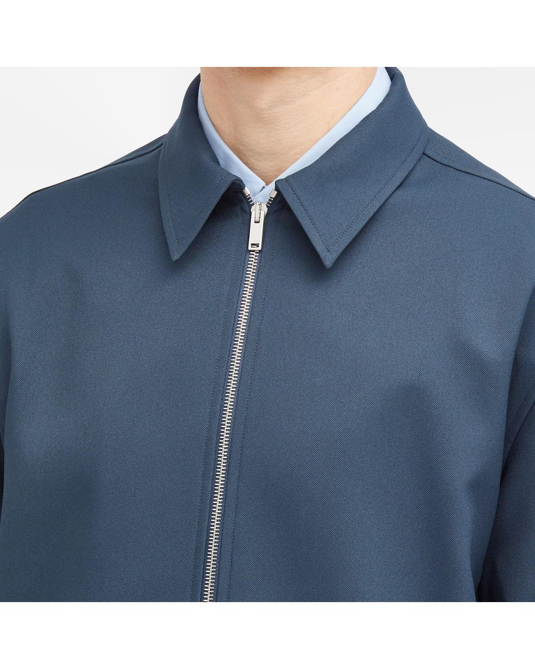 Jil Sander ジップスルー コットン オーバーシャツ Jil Sander ジップスルー コットン オーバーシャツ