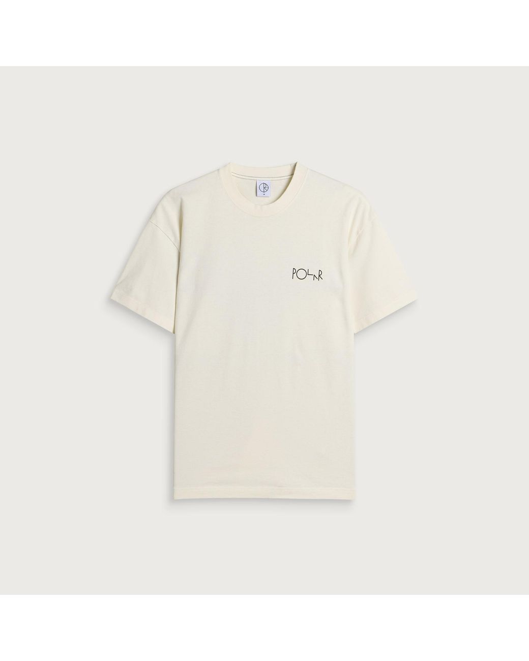 POLAR SKATE Natural Fill Logo Contrast T-Shirt for men