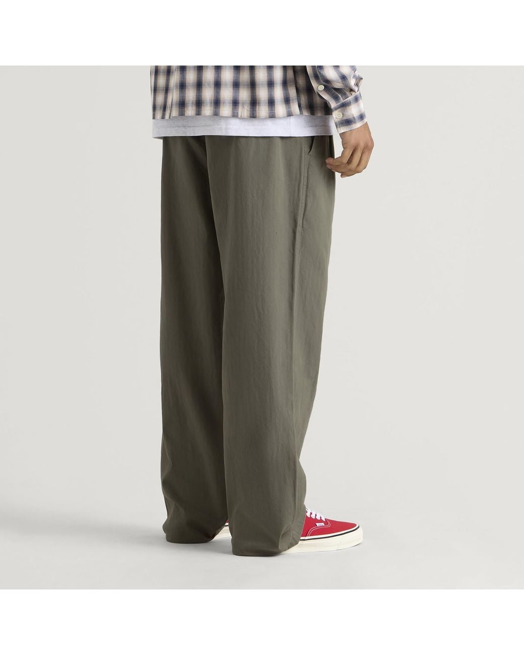 Butter Goods Gray Pleated Trousers for men