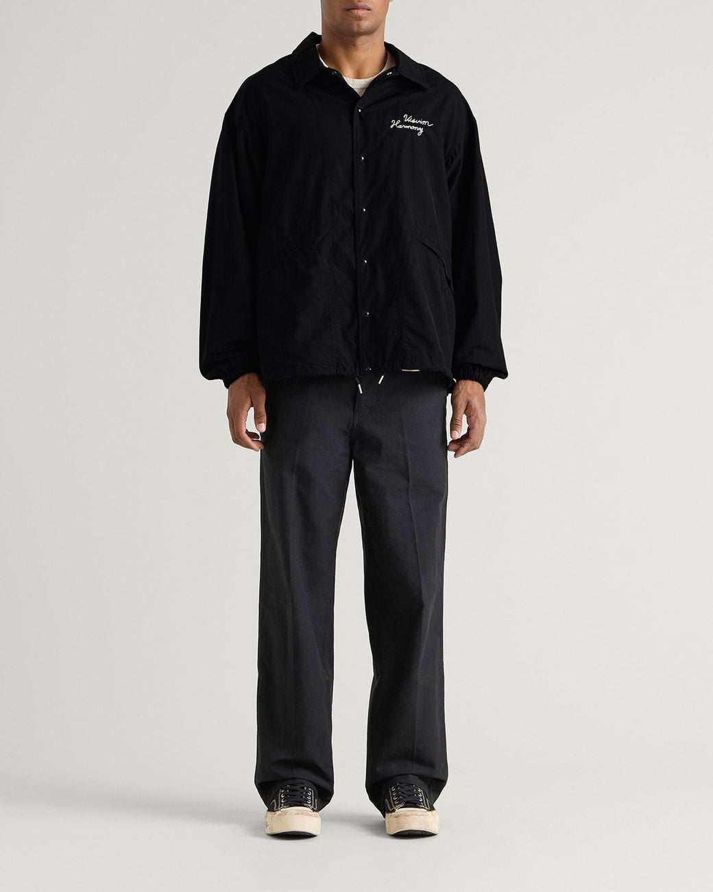 Visvim Black Windfall Coach Jacket for men