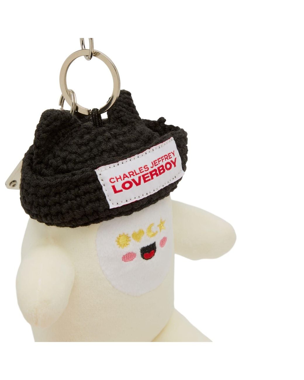 Charles Jeffrey White Gromlin Plush Keyring