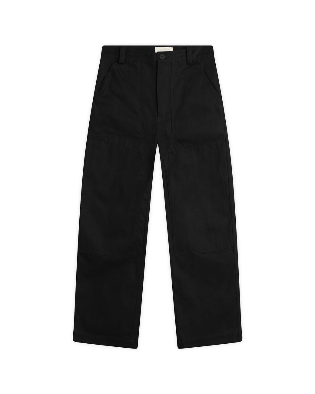 Studio Nicholson Black Denver Cotton Canvas Workwear Pant for men