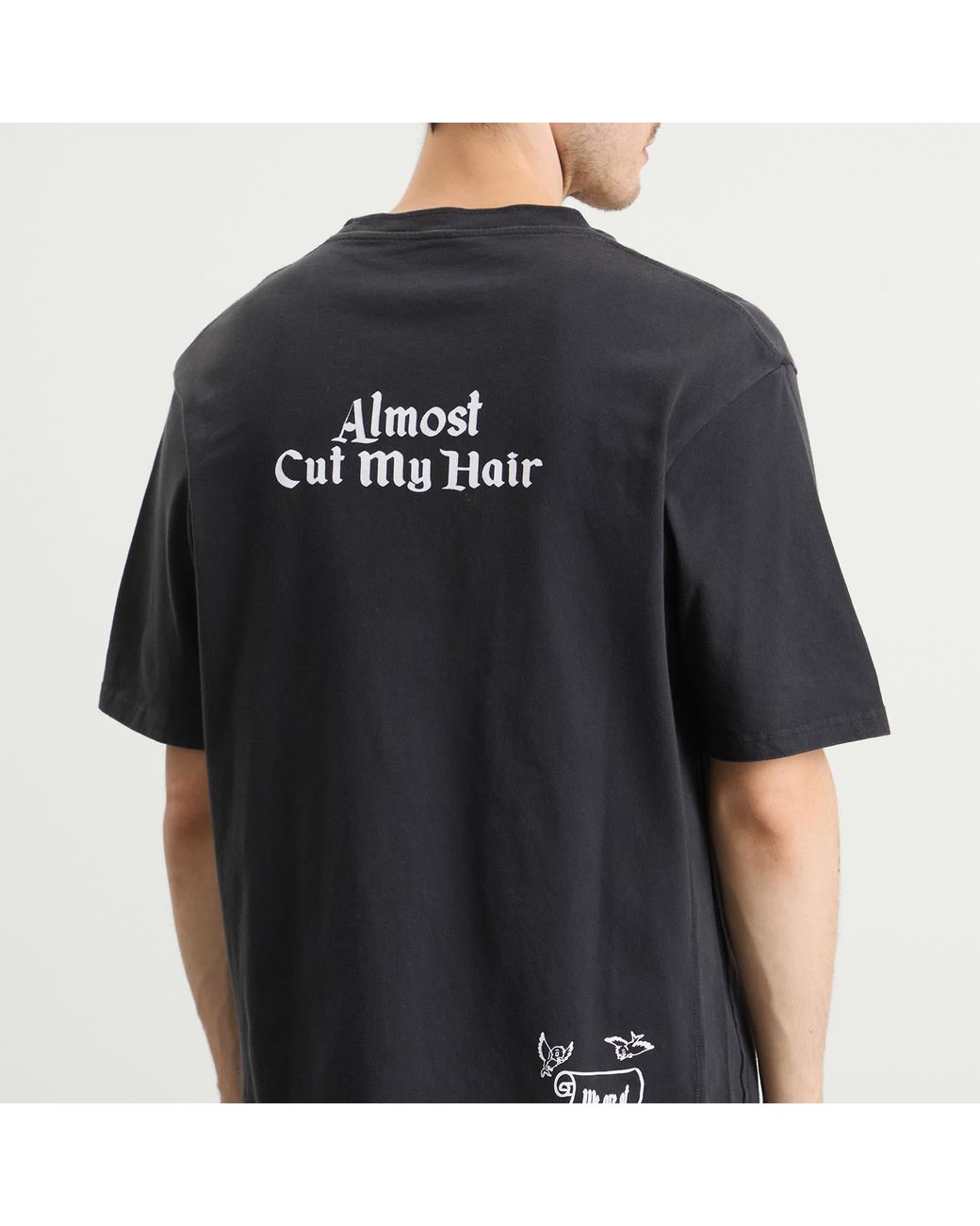 ACMH by Magic Castles Black Rip It Up T-Shirt for men