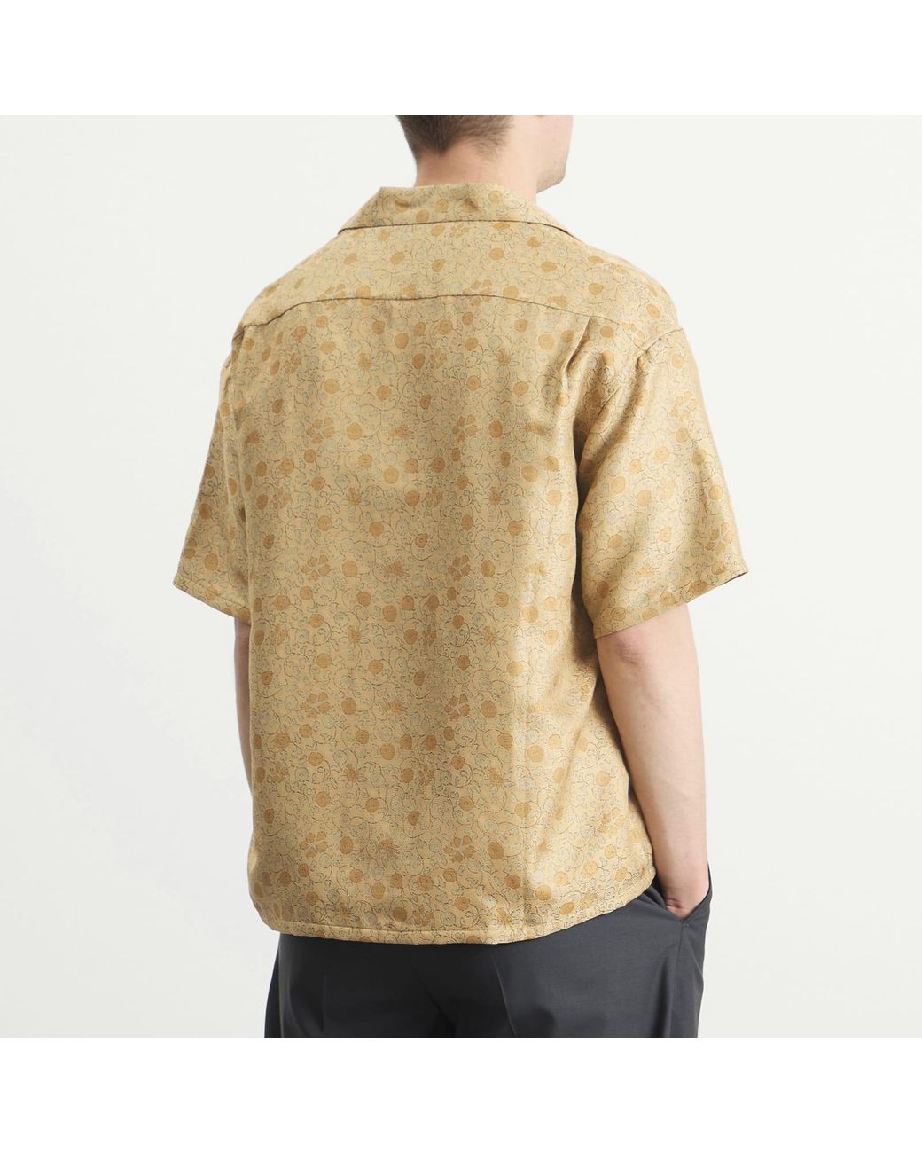 Visvim Natural Crosby Jacquard Shirt for men