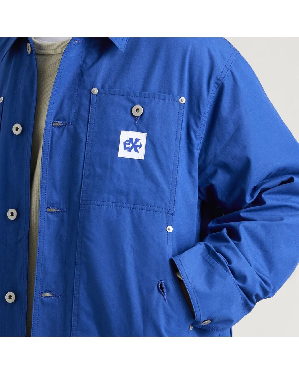 Ecstatic Research Blue Work Coat for men