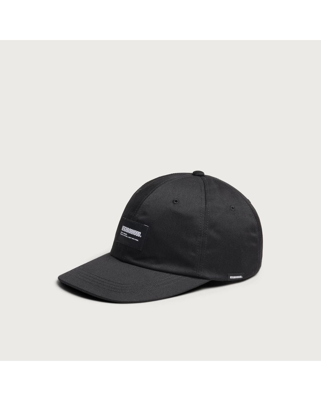 Neighborhood Black Dad Cap for men
