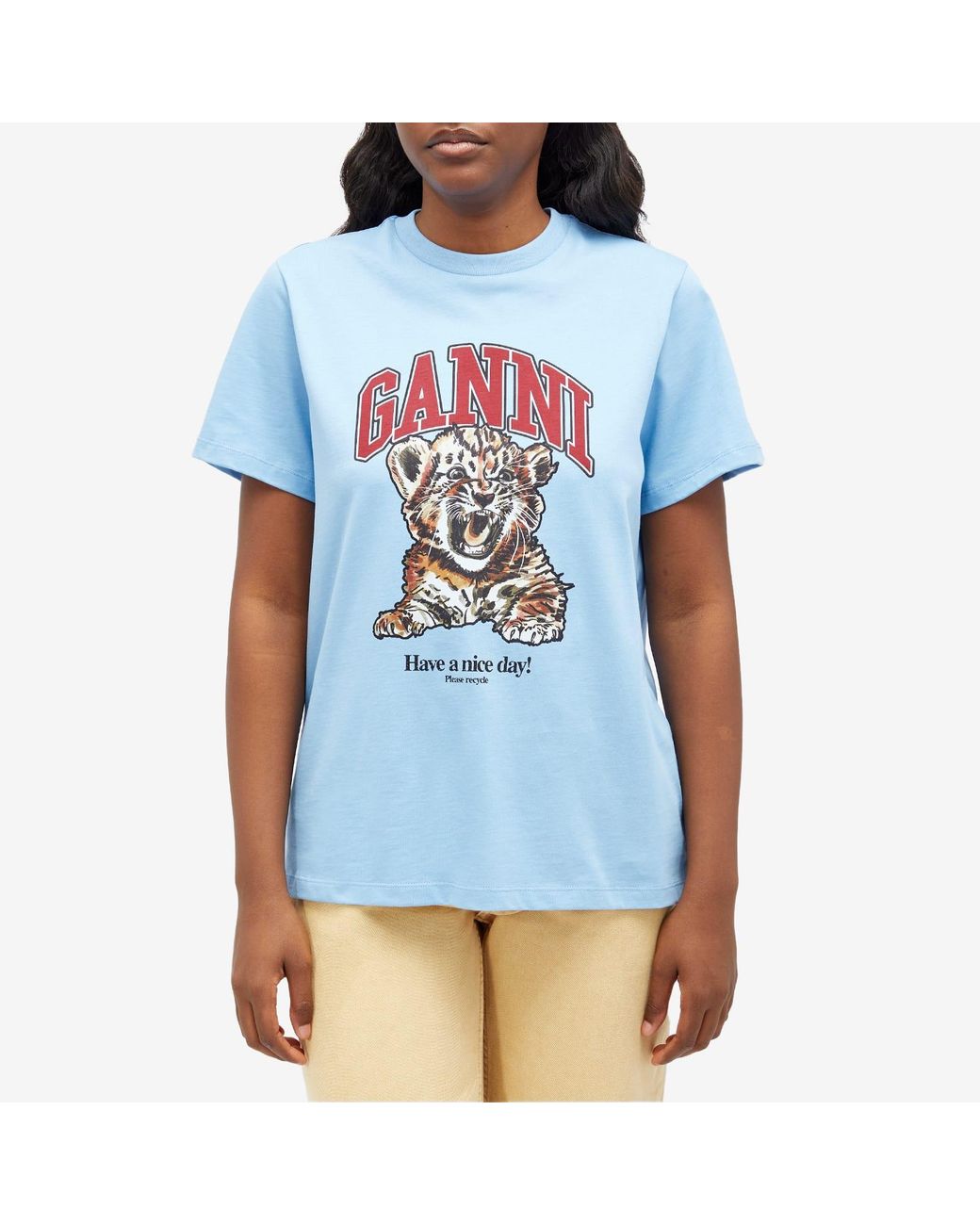 新品未開封 GANNI Basic Jersey World Relaxed T Basic Jersey World Relaxed T-Shirt