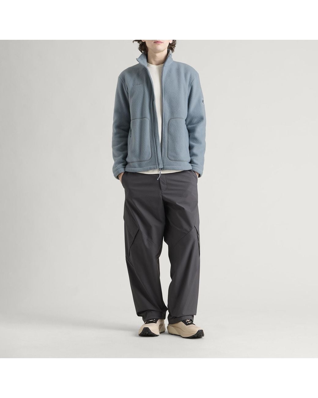 Mammut Blue Falera Ml Fleece Jacket for men
