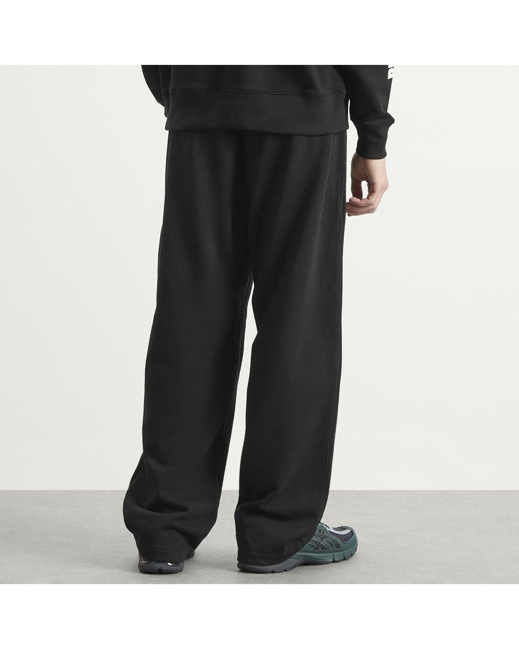 BBCICECREAM Gray Arch Logo Wide Leg Sweatpants for men