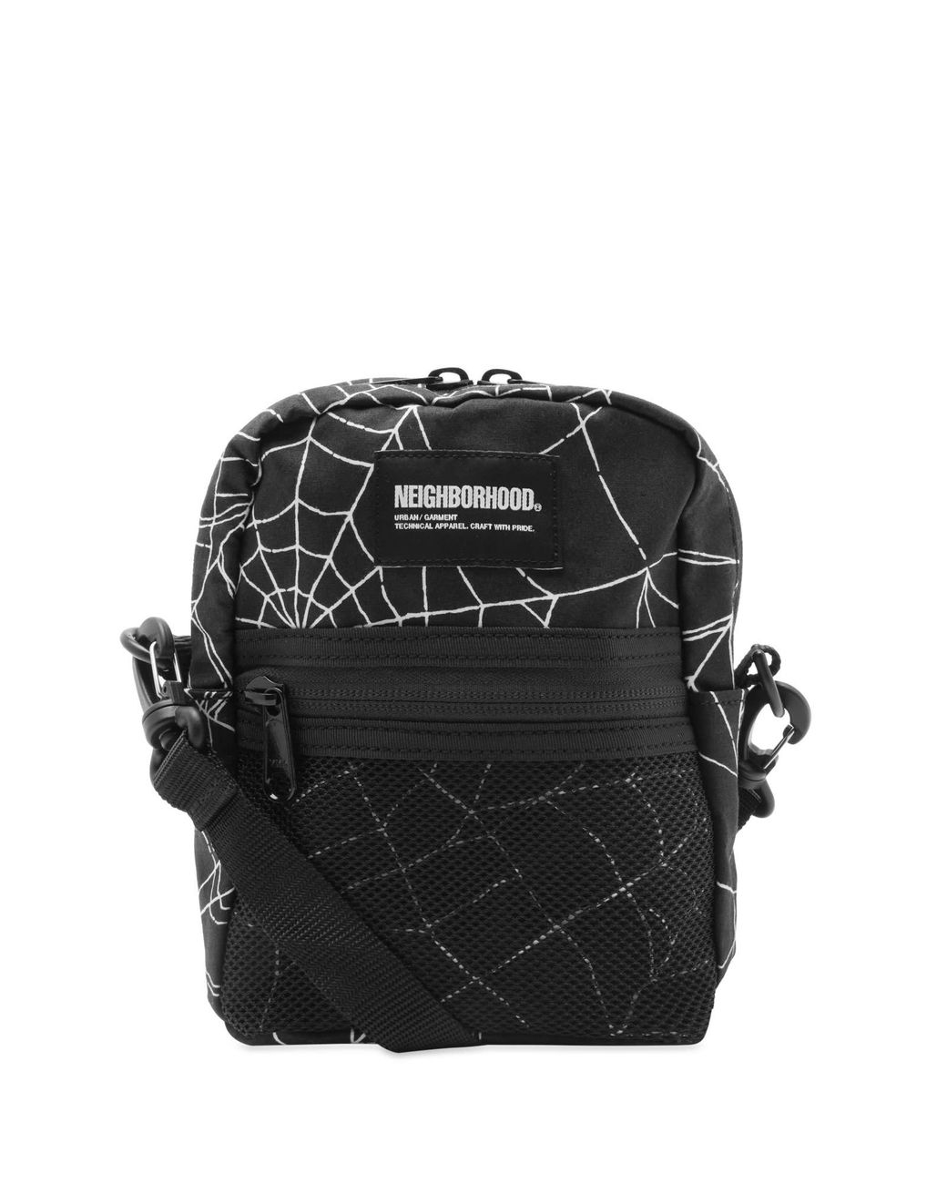 Neighborhood Spiderweb Shoulder Bag in Black for Men | Lyst