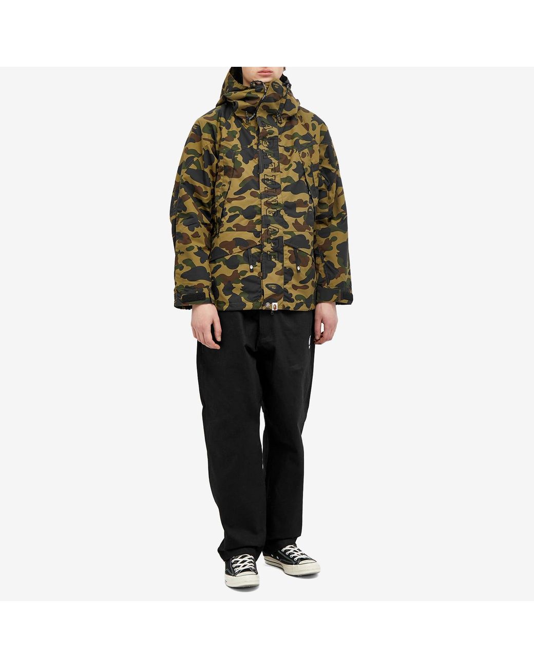 A Bathing Ape 1St Camo Snowboard Jacket M in Green for Men
