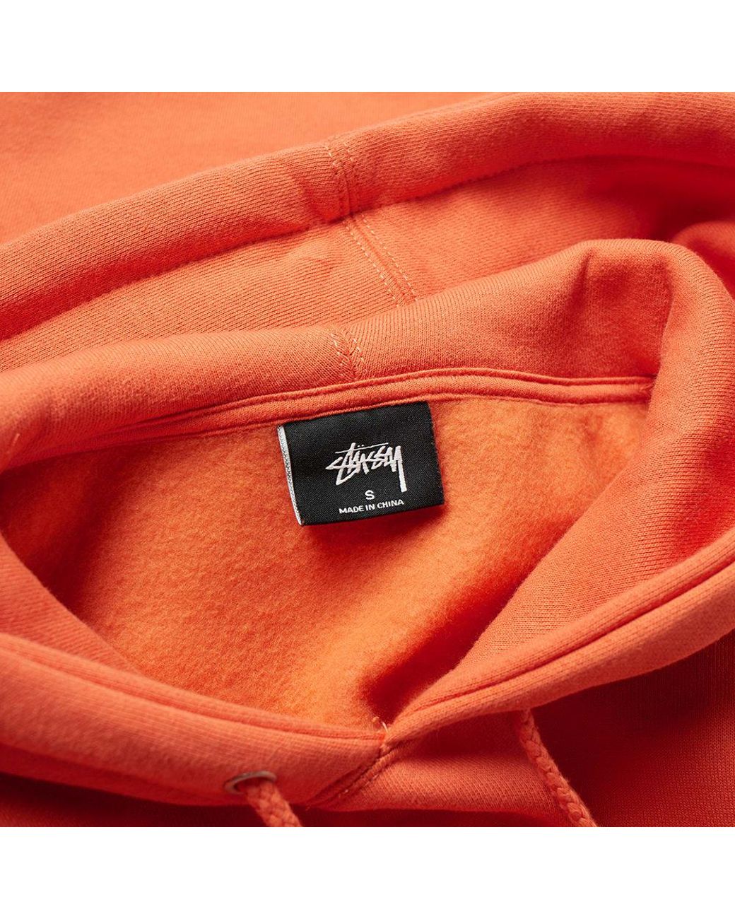 Stussy Butterfly Applique Hoodie in Orange for Men Lyst Canada
