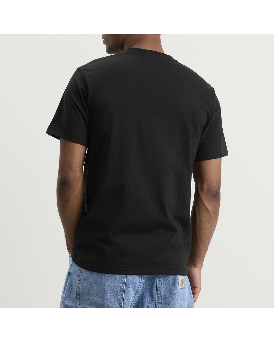 A Bathing Ape Black Abc Camo College T-Shirt for men