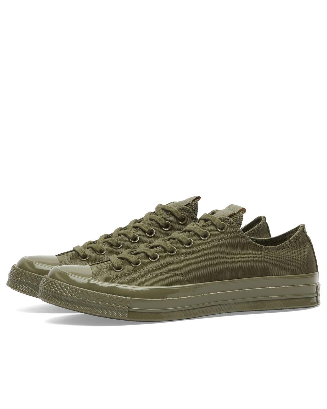 Converse Green Chuck Taylor 1970S Monochrome Ox Sneaker for men