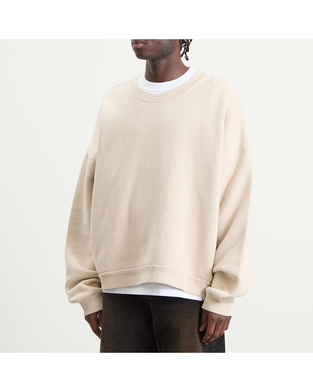 Acne Natural Fester Vintage Sweatshirt for men