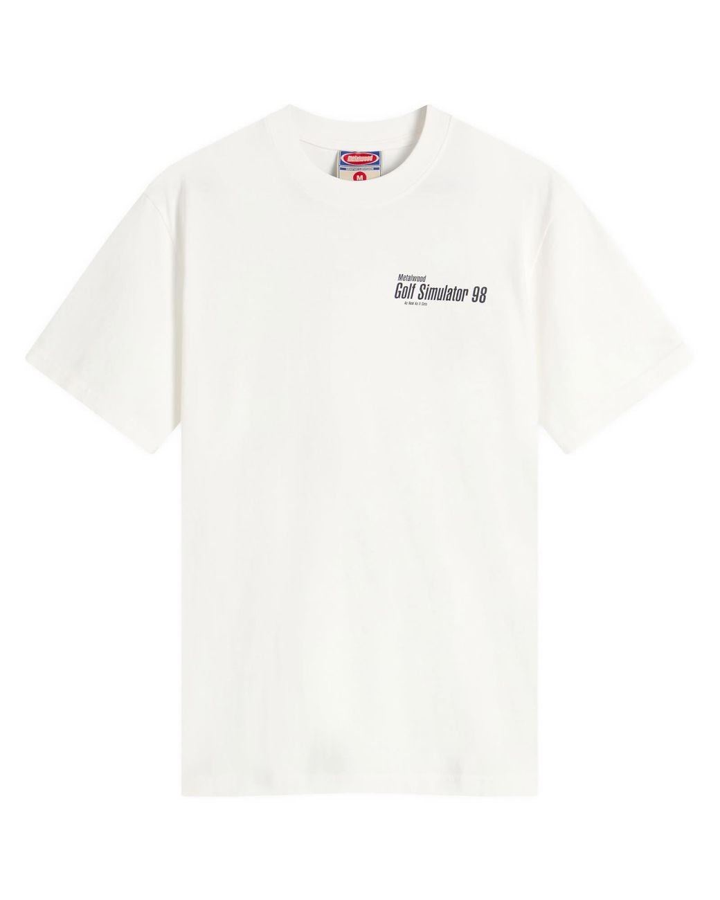 METALWOOD STUDIO White Simulator 98 T-Shirt for men