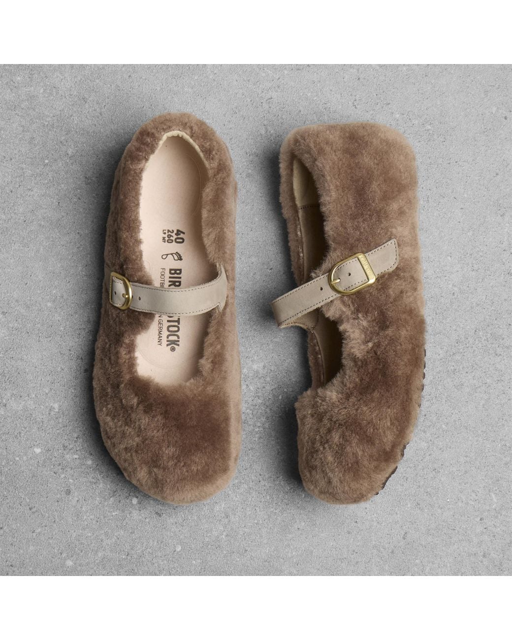Birkenstock Brown Santa Clarita Shearling