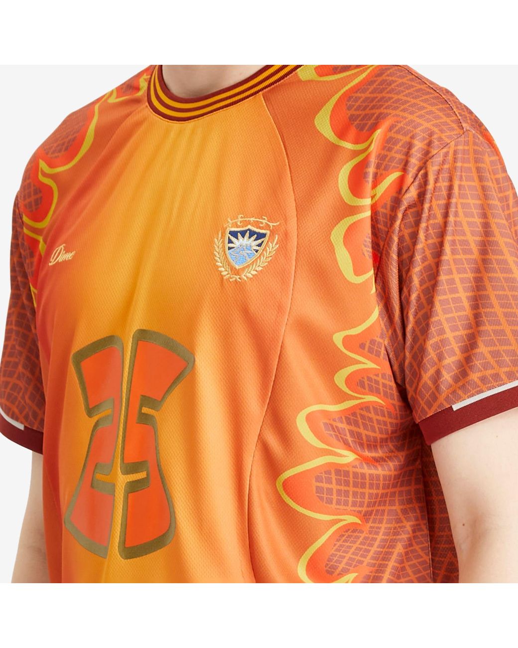 【関税込み】Dime オレンジ Holy Flame Jersey トップス Dime Holy Flame Jersey – Delicious Sendai