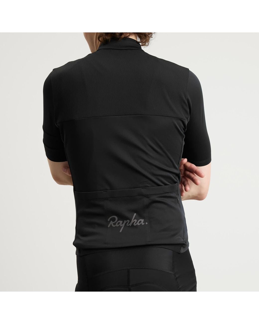 Rapha Black Brevet Element Jersey T-Shirt for men