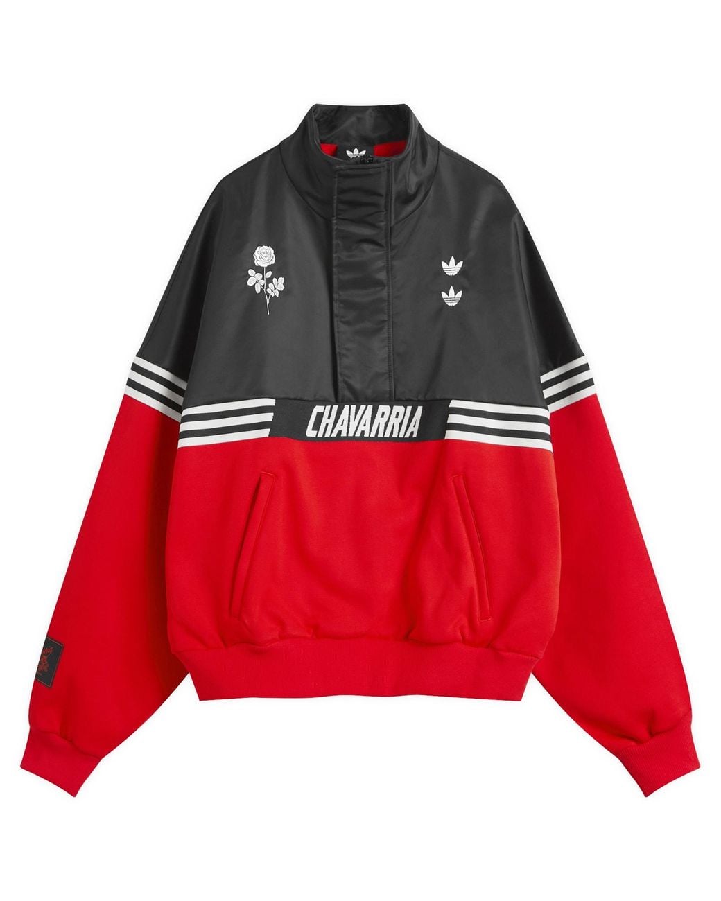 adidas X Willy Chavarria Gomez Half Zip in Red | Lyst