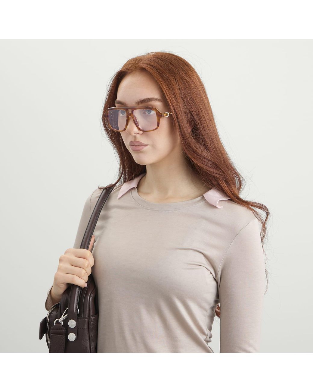 Gucci Brown Gg2052S Optical Glasses