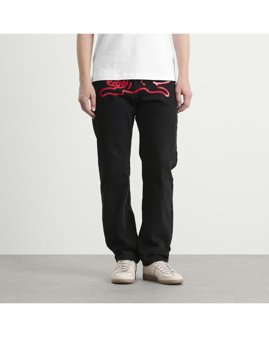 ICECREAM Blue Running Dog Denim Jeans for men
