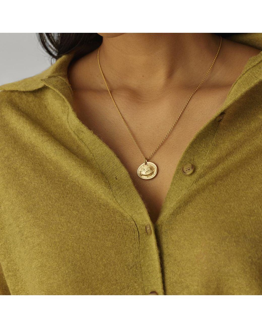 Missoma Metallic The Fortune Talisman Rope Chain Necklace