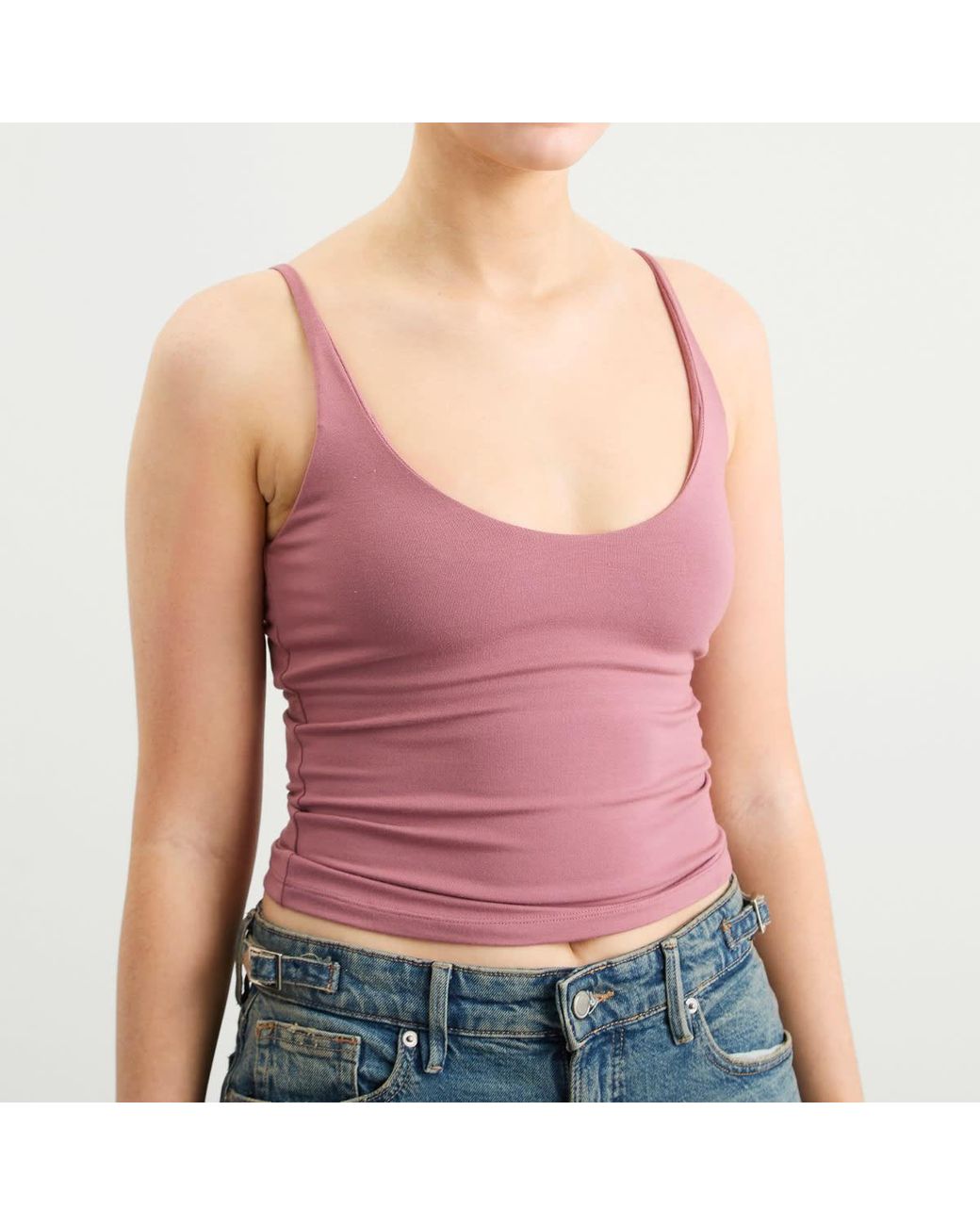 Skims Purple Smooth Lounge Skimpy Strap Cami