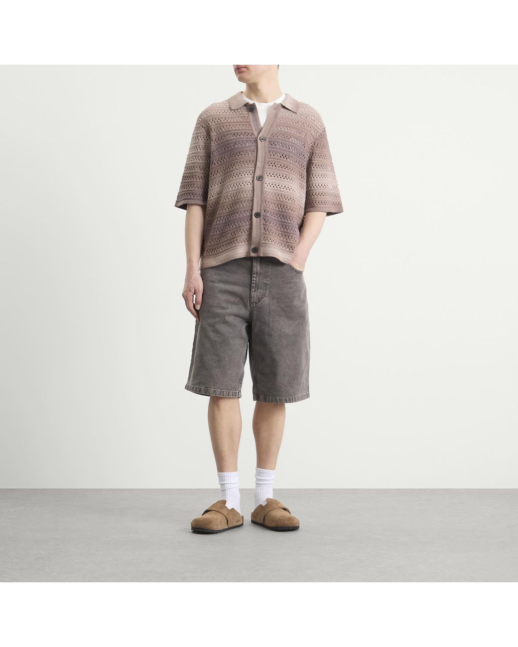 ACMH by Magic Castles Brown Flush Shirt for men