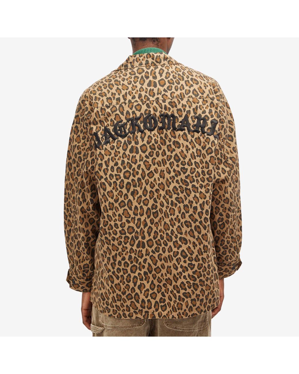 Wacko Maria Type-2 Leopard Fatigue Jacket in Brown for Men