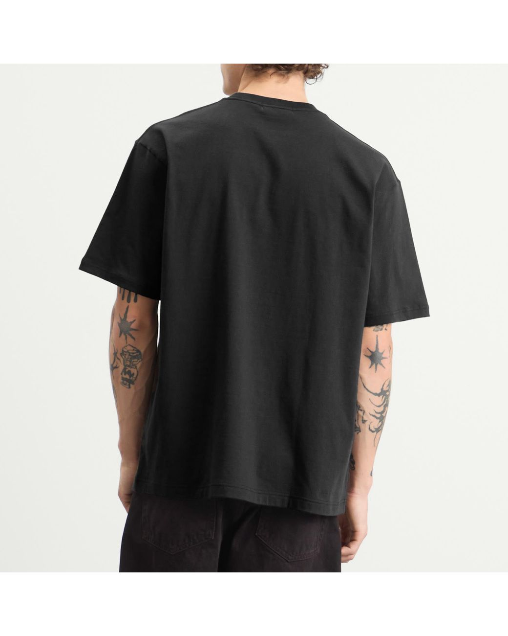 A Bathing Ape Black Colour Stone College T-Shirt for men