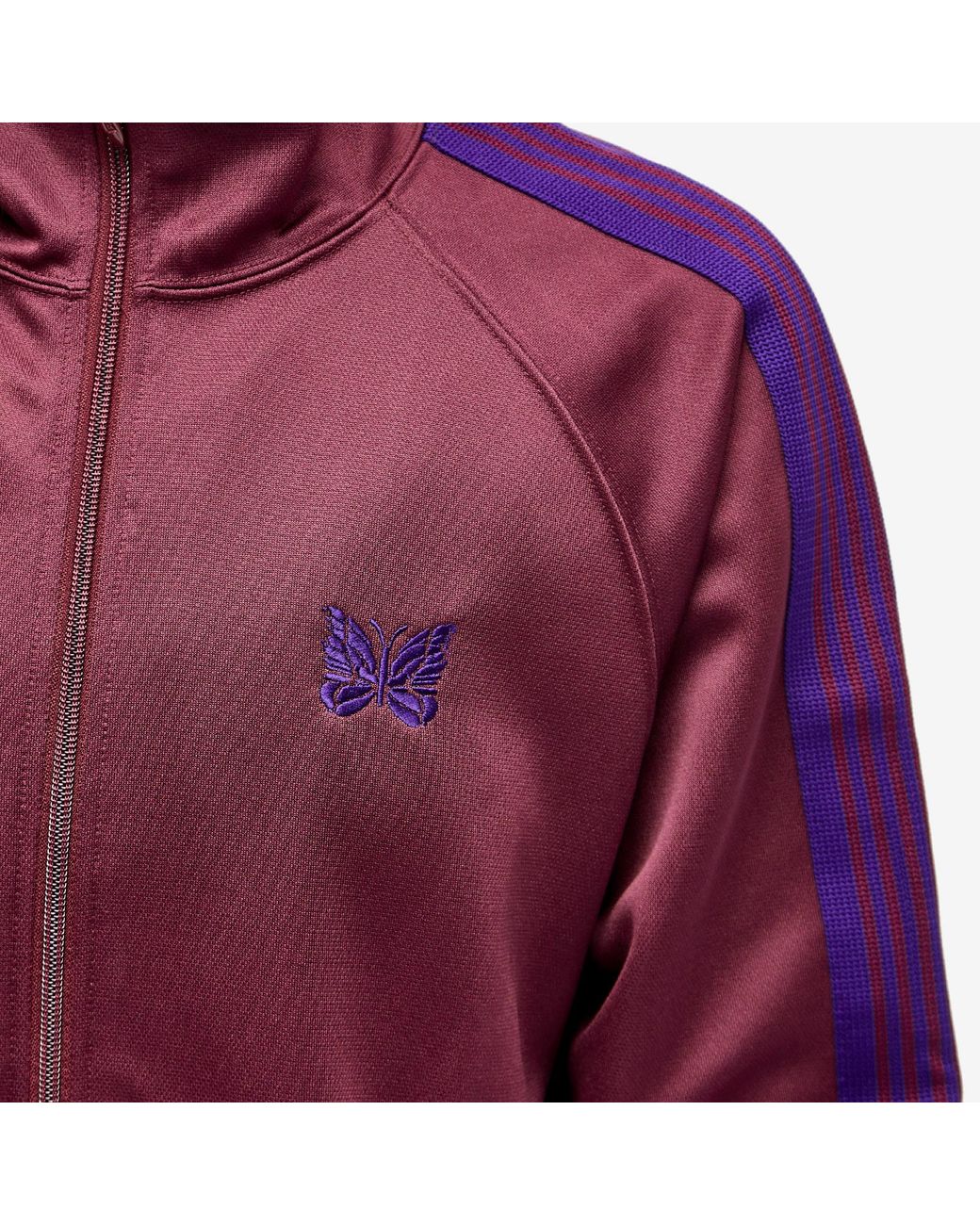 Needles track jacket discount purple