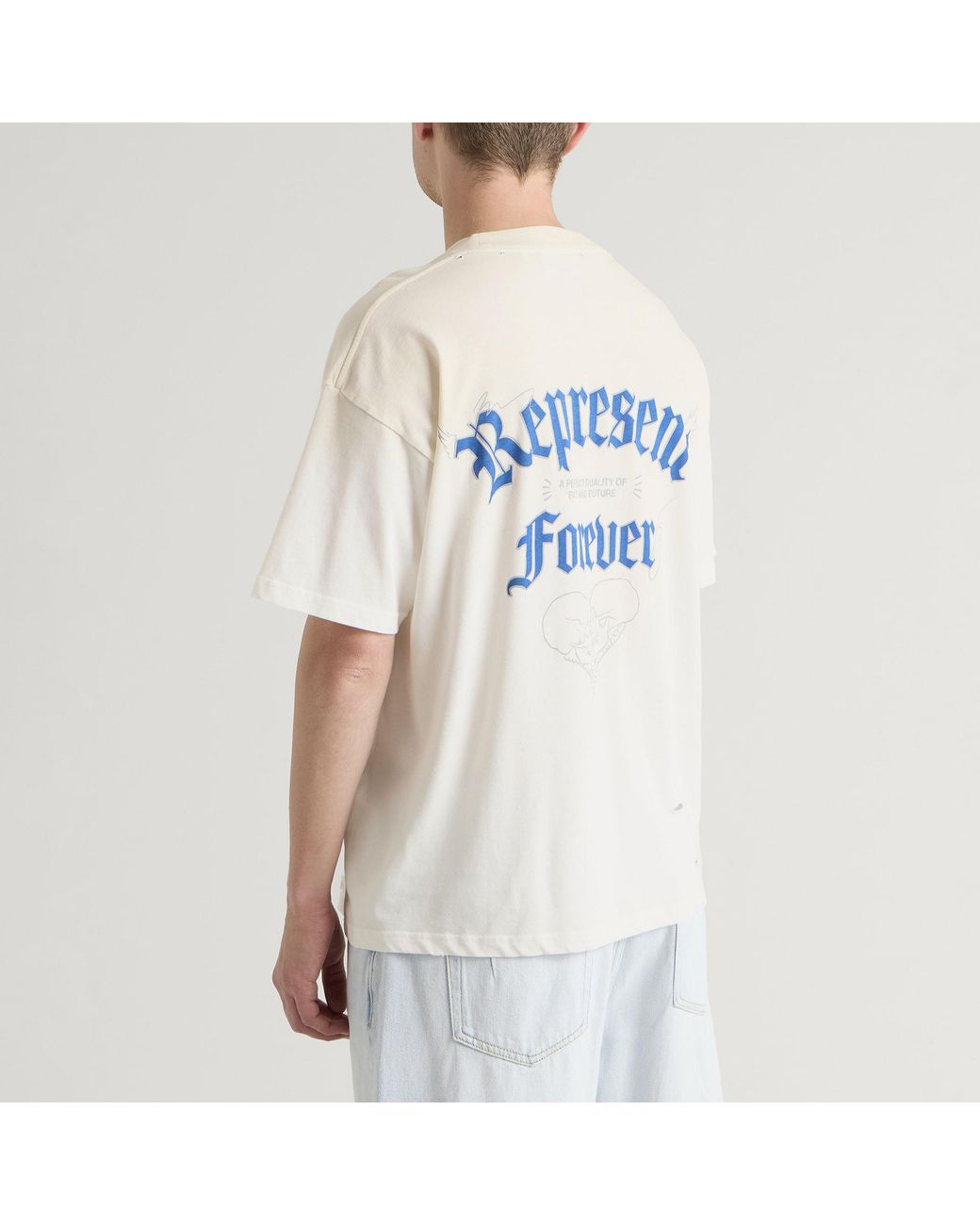 Represent White Duality T-Shirt for men