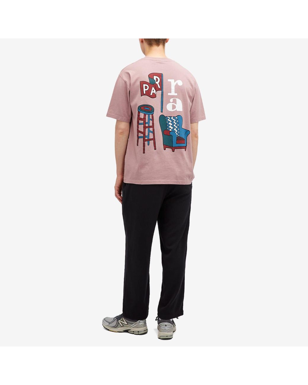 【BY PARRA】バイパラ Furniture Sale Tee By Parra Furniture Sale T Shirt Red Shortsleeves By Parra