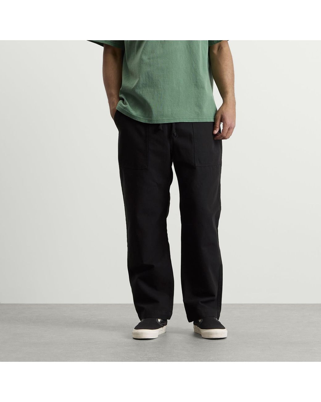 Service Works Black Canvas Chef Pant for men