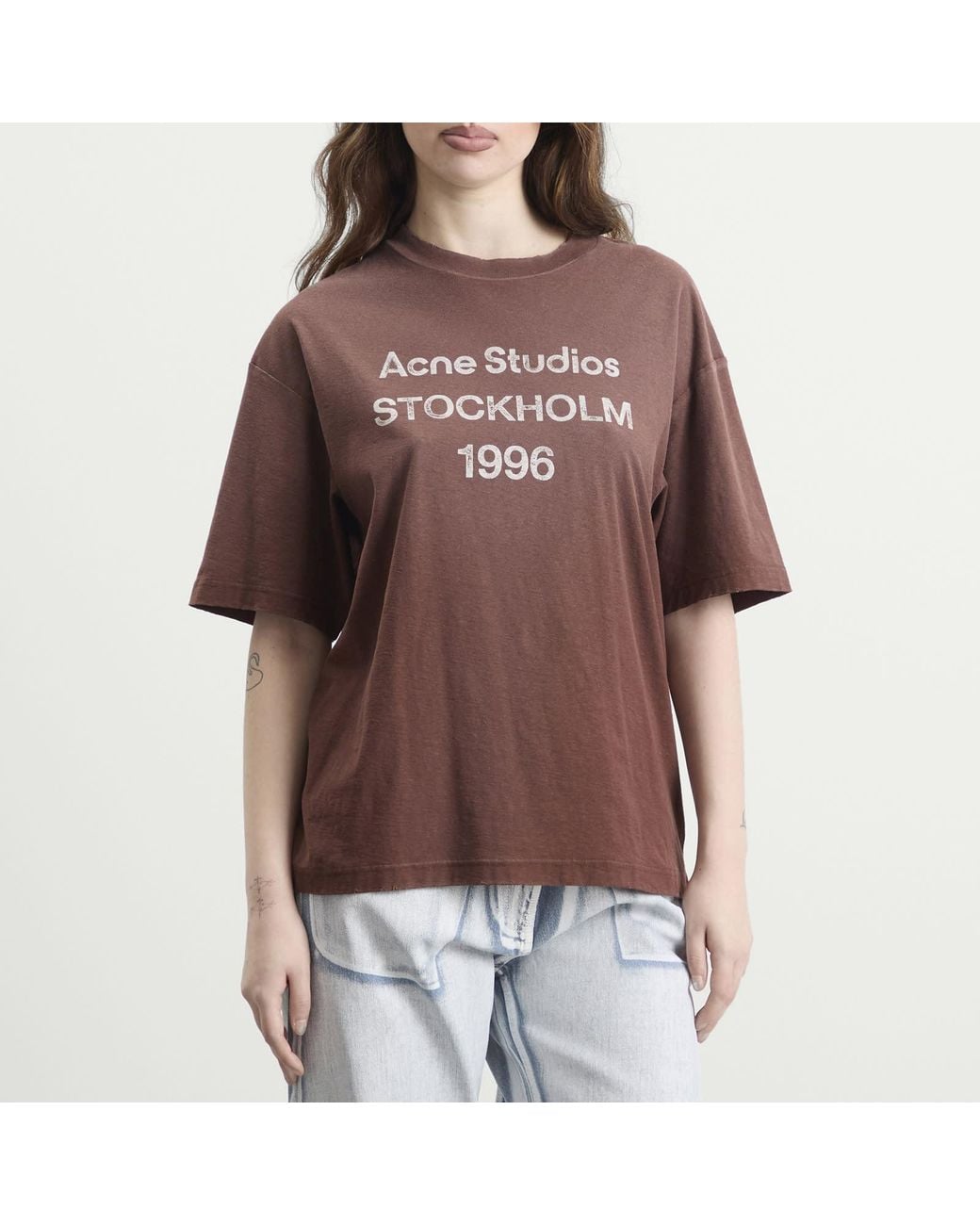 Acne Brown Exford 1996 T-Shirt