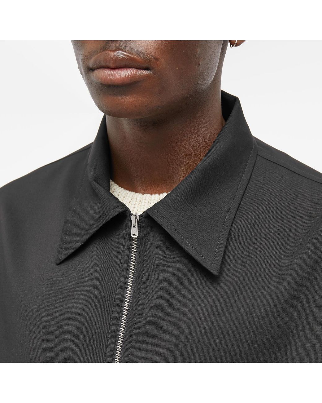 Our Legacy Mini Zip Jacket in Black for Men | Lyst