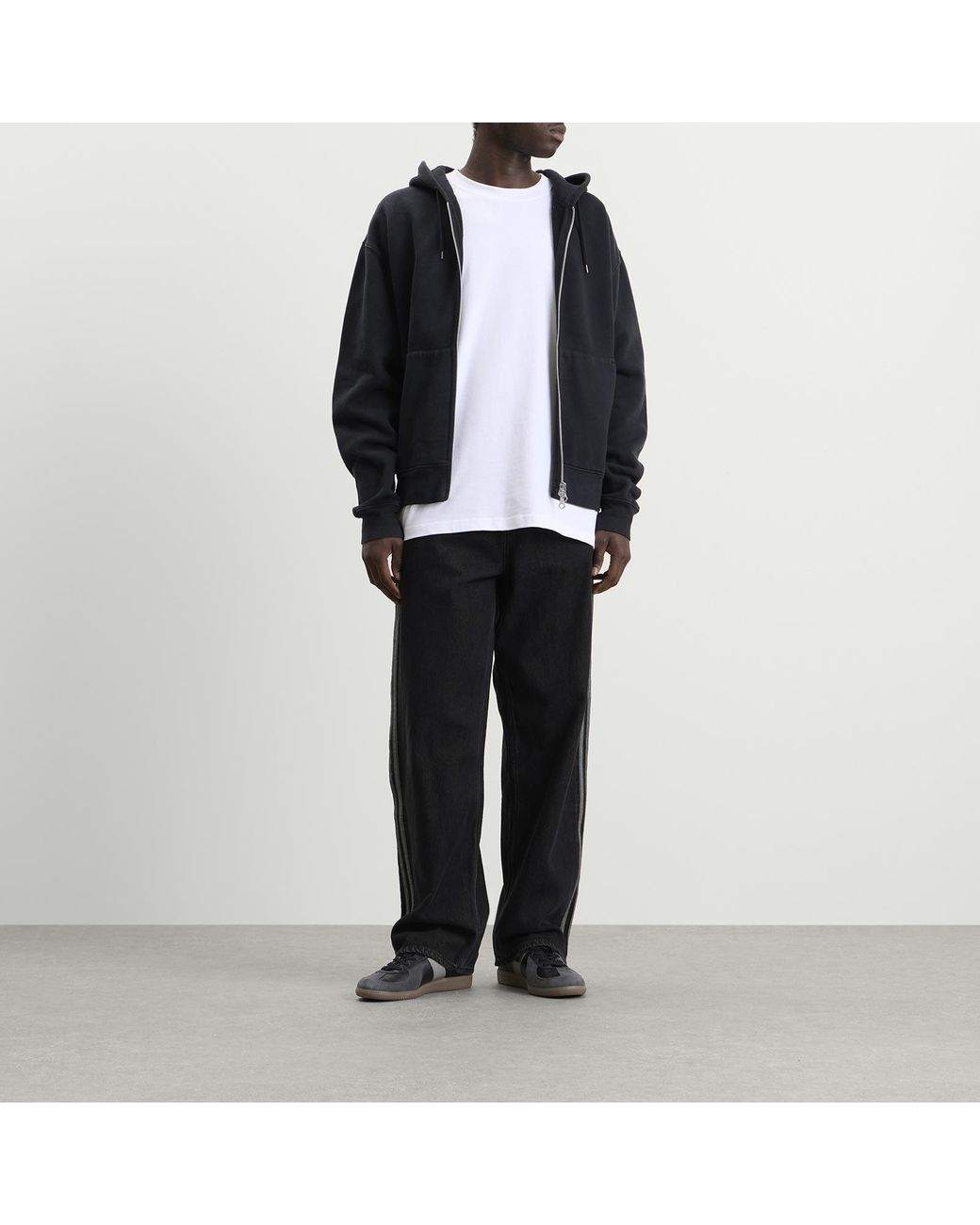 Adidas Black Denim Jeans for men