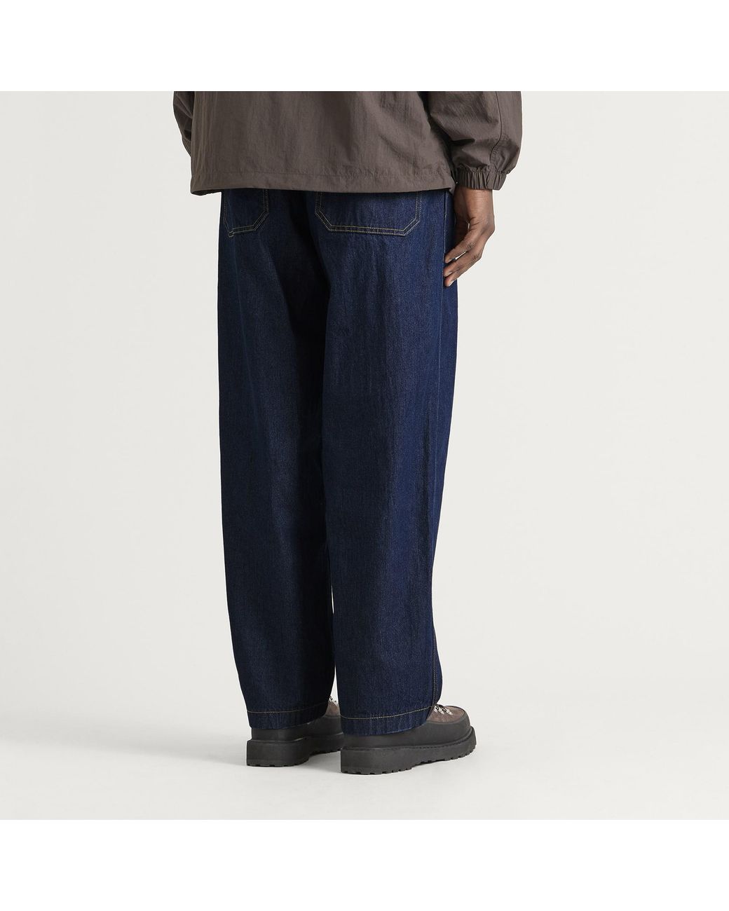 Gramicci Blue Fatigue Denim Pant for men