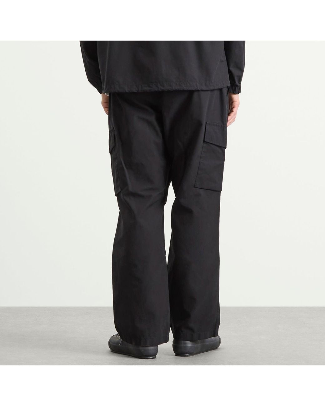 Dobby Colouring In Snow Peak Light Dobby Cloth Trousers in Black for Men | Lyst