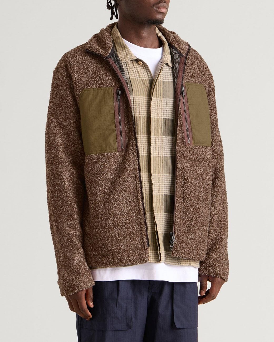 Telemark Nature Cafe Mountain Mountain Fleece Jacket in Brown for Men | Lyst
