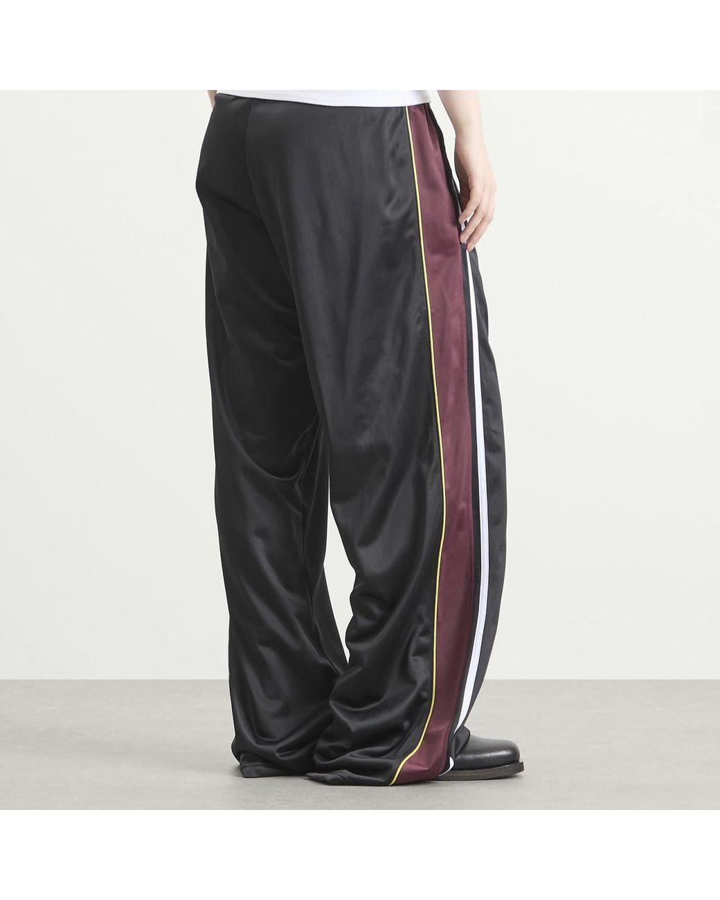 Martine Rose Black Wide Leg Trackpant