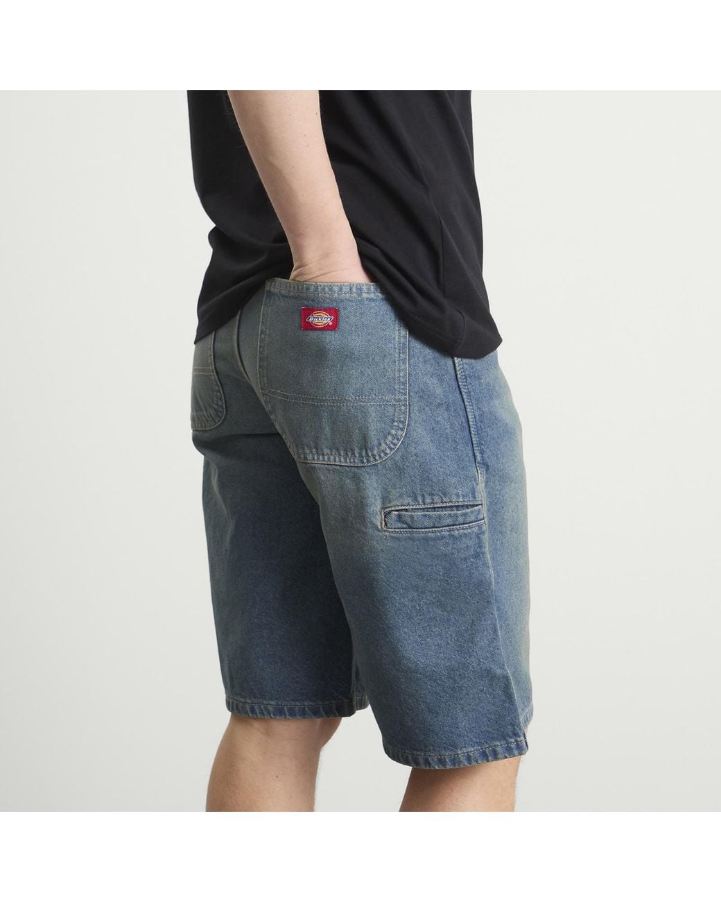 Dickies Blue 958 Loose Denim Shorts for men