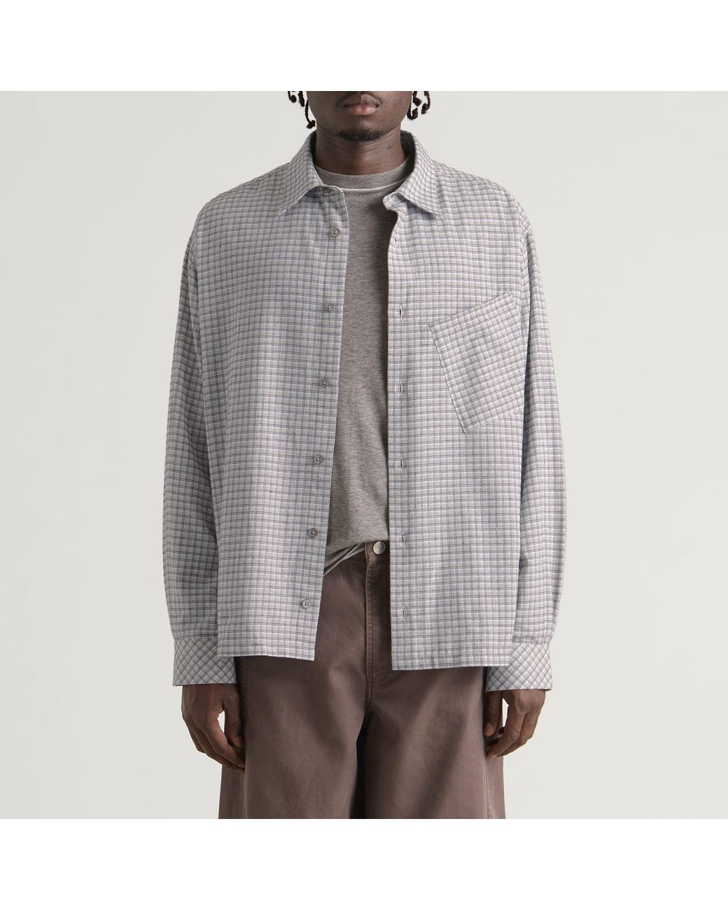 Samsøe & Samsøe Gray End. X Saarch Ki Shirt for men
